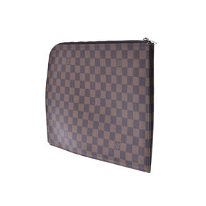 Louis Vuitton Clutch Brothers Brown Bag Pochette Canvas Jour Chaan